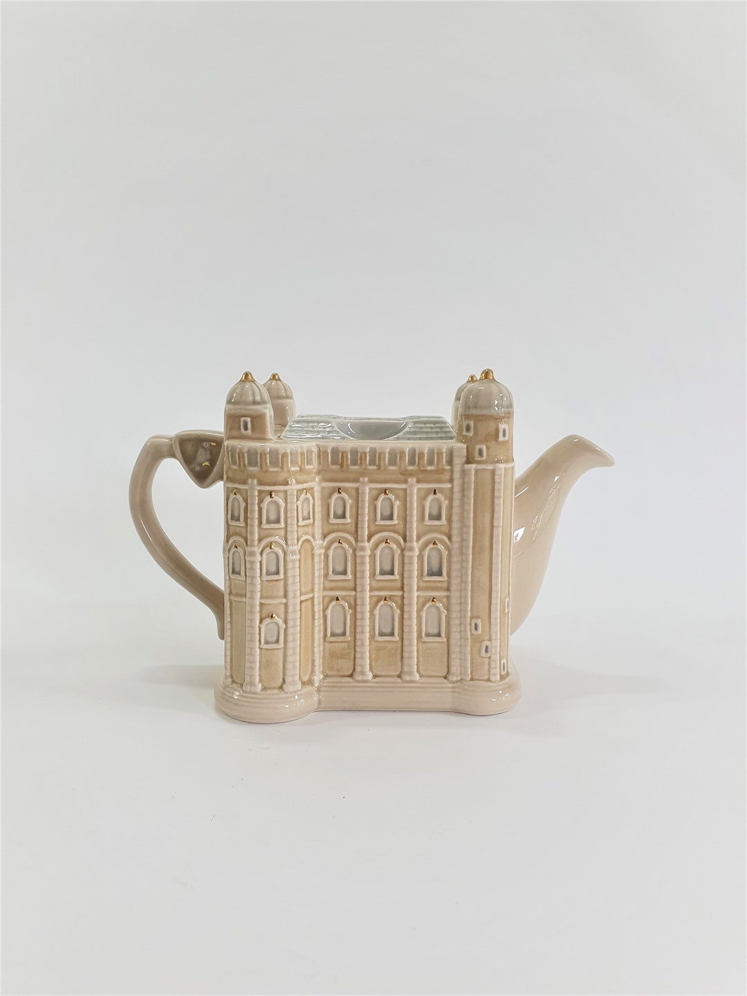 Tower of London Teapot by James Sadler Vintage C1995. Hard Etsy UK