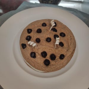 Chocolate chip double stuffed cookie candle