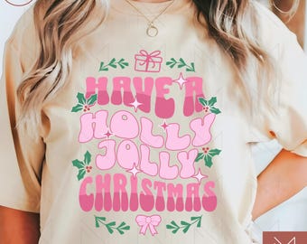Coqueta Navidad png, Holly Holly Christmas png, Sublimación Feliz Navidad, Retro Navidad png, Descarga Digital de Sublimación de Vacaciones