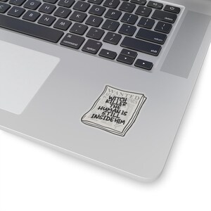 Manon Blackbeak Sticker: Throne of Glass, Bookish Art, Licensed image 4