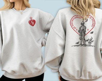 The Knight and the Moth sweatshirt: Bartholomew quote, knight, Rachel Gillig Official