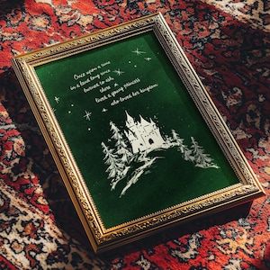 Terrasen Print: Throne of Glass, Sarah J Maas, Inspired, Unframed