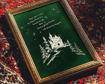 Terrasen Print: Throne of Glass, Sarah J Maas, Inspired, Unframed