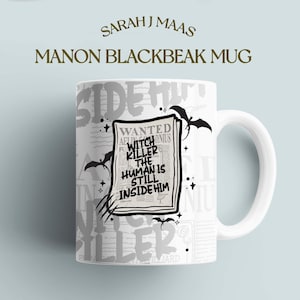 Sarah J Maas Manon Blackbeak Mug | TOG Mug | 11 oz | Throne of Glass | Sarah J Maas inspired | Book lover