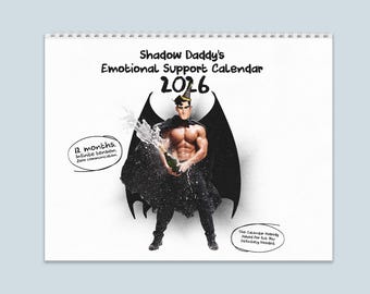 Shadow Daddy's Emotional Support Calendar: Romantasy Smut Lovers, 2026