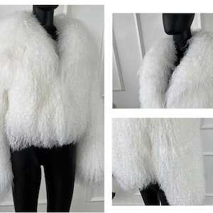 Shaggy Real Mongolia Sheep/Lamb Fur Jacket