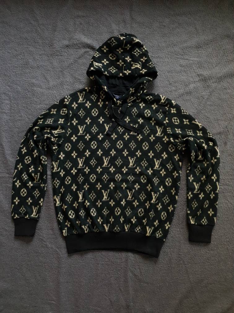 LV supreme hoodie  Black  The Frenchie Shop