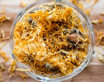 Bunny Treats - Marigold Calendula Flowers | Guinea Pig Treats, Rabbit Food, Natural Treats, Healthy Bunny