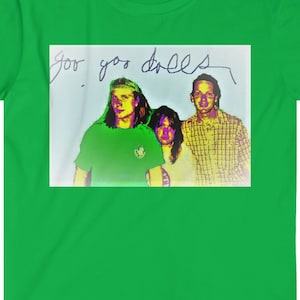 GOO GOO DOLLS  by Lehara Original Fine Art T-shirt, retro, alternative, rock, band, festival, club, clublife, retro