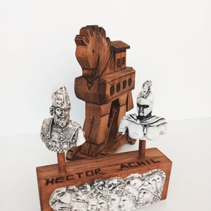 Trojan Horse, Trojan War, Achilles, Agamemnon, Menalaus, Ajax, Odysseus, Hector, Sarpedon, Pandaros, Aeneas