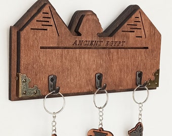 Ancient Egypt Pyramid of Giza Keychain