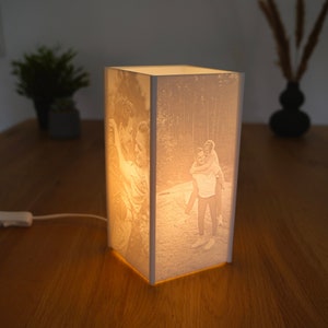 Personalisierte Lampe Nachttisch Fotos Bild 1
