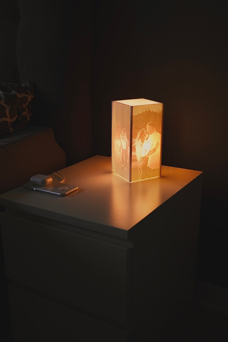 Personalisierte Lampe Nachttisch Fotos Bild 6