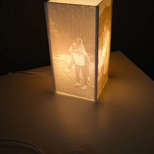 Personalisierte Lampe Nachttisch Fotos Bild 5