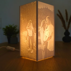 Personalisierte Lampe Nachttisch Fotos Bild 4