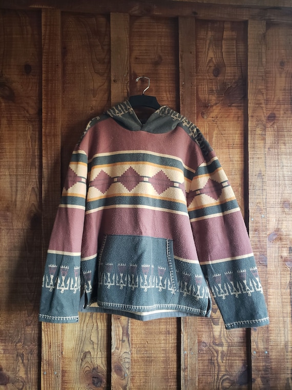 Vintage Western Print Casual Denim Jacket main image 1