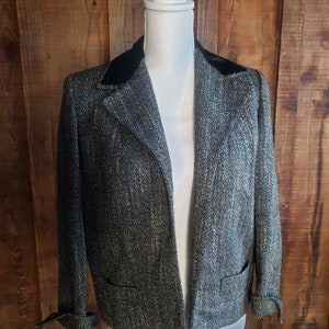 Vintage 1950s Heironimus of Roanoke Blazer with Velvet collar Size small "The Heiress"