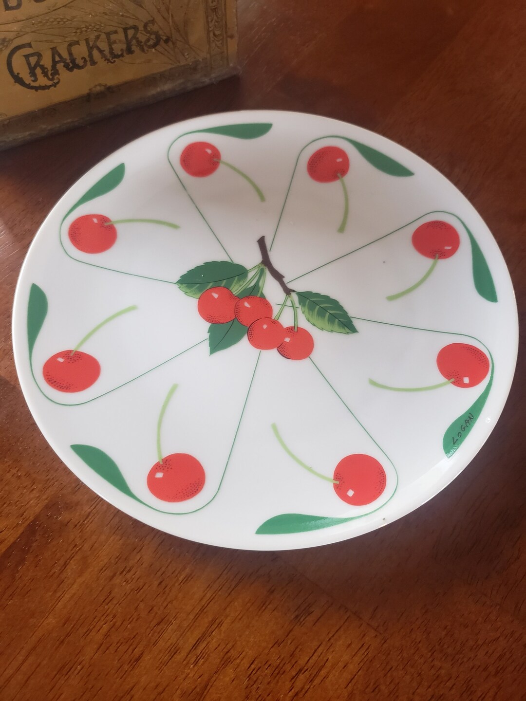 Vintage Cherries Dish Fruit Time for Shafford by Enola 1979 Etsy UK