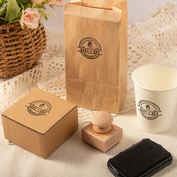 Custom Rubber Stamp, Custom Wedding Rubber Stamps, Custom Round Rubber Stamp, Customized Self Inking Stamp Name Stamp, Stamp For Packaging