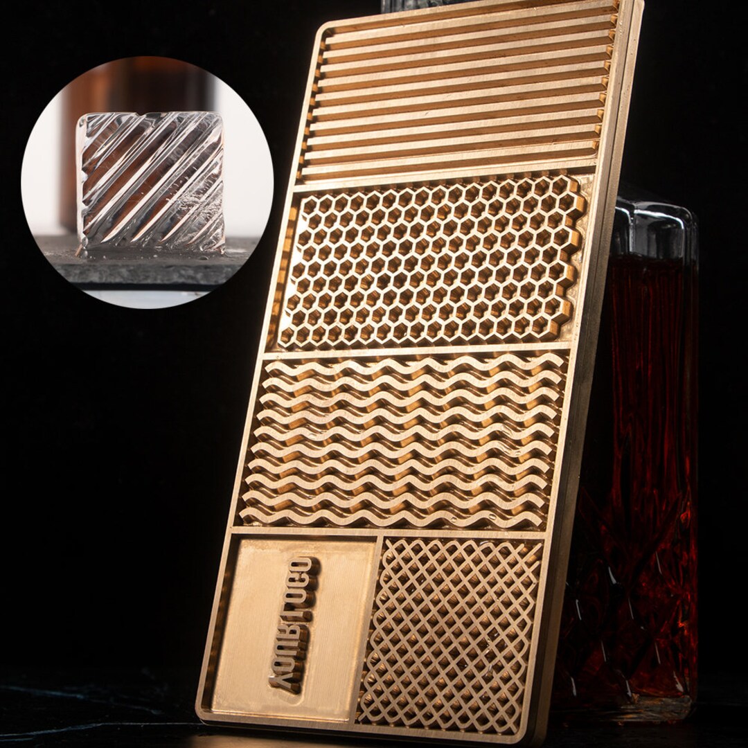 Custom Personalized Ice Cube Stamp, Ice Cube, Brass Stamp for Ice Cube, Gift for