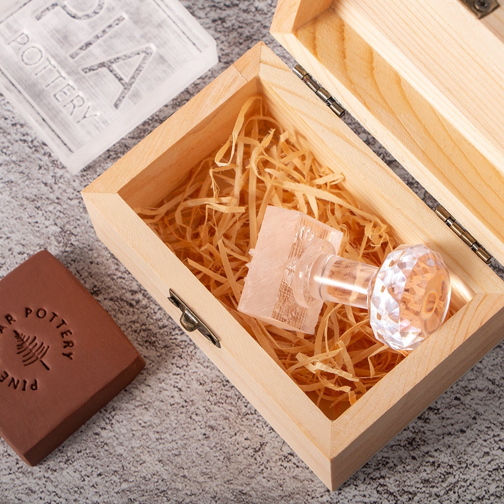 Gifts for Pottery Makers Custom Pottery Stamp Acrylic Stamp Etsy