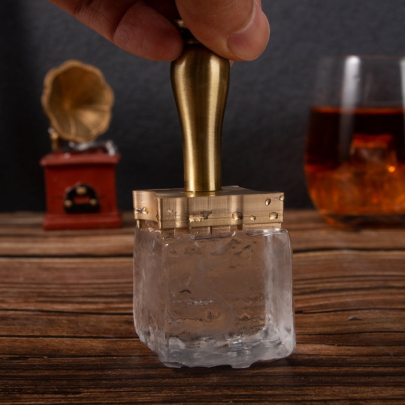Custom Ice Cube Stamp Brass Stamp for Ice Cube Gift for Etsy