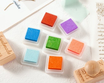 20 Different Colors Of Ink Pads, Glitter Ink Pads, Craft Stamp Pad, Ink Pads For Rubber Stamp, Stamp Ink Pad, Color Ink Pad, Ink Pads