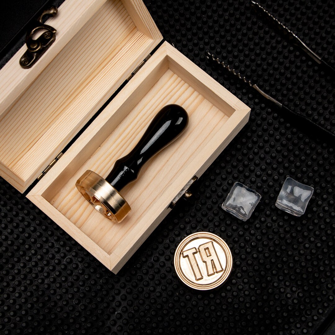 Custom Brass Ice Cube Stamp, Bar Ice Cube Stamp, Custom Ice Stamp, Ice Cube Stamp, Gift for