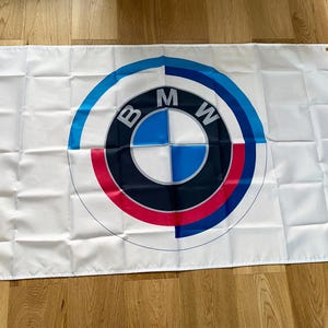 Bandera de carreras de coches BMW M Performance de gran tamaño, ¡de alta calidad! *90 x 150 cm*