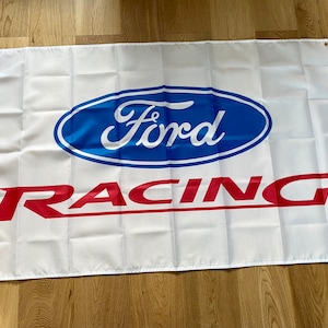 Große Ford Racing Auto Motorsport Flagge Banner Schild Hohe Qualität !! *90 x 150 cm*