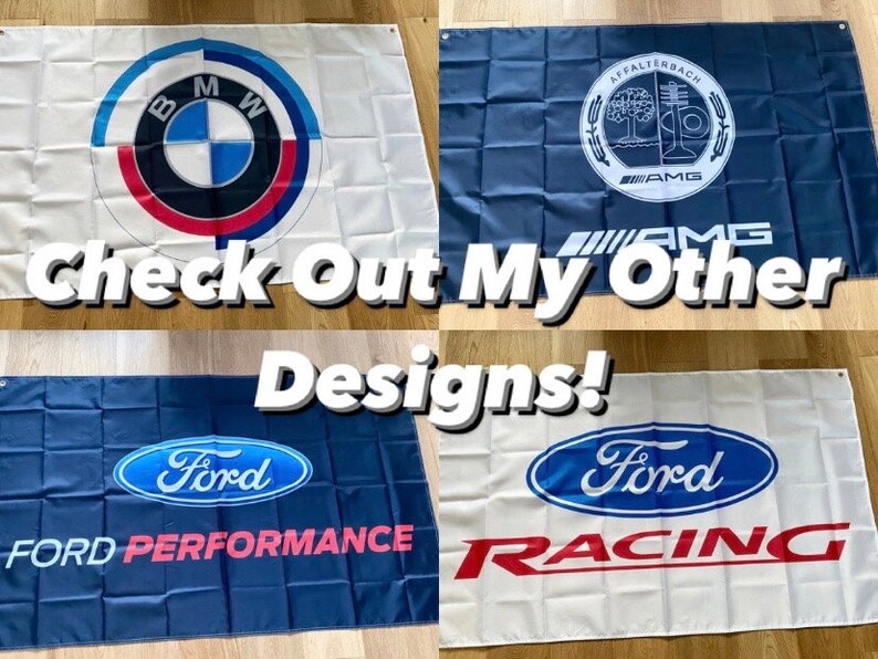 Bandiera BMW M Performance / Auto da corsa