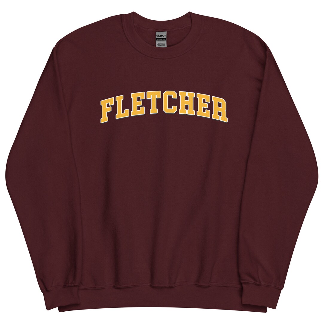 Fletcher University Vintage Design Logo Crewneck Sweatshirt Etsy