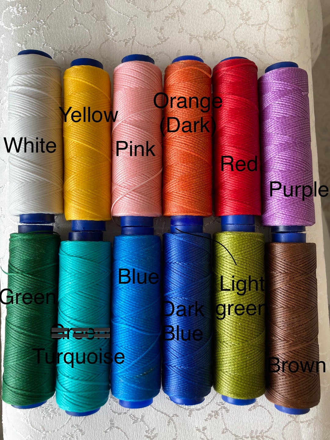 Wax Cord, Polyester 1mm Waxed Macrame Cord Thread Beading Cord Etsy