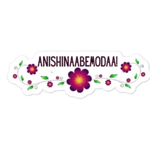 Anishinaabemodaa Sticker