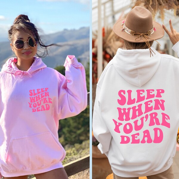 Sleep Quote Hoodie Etsy