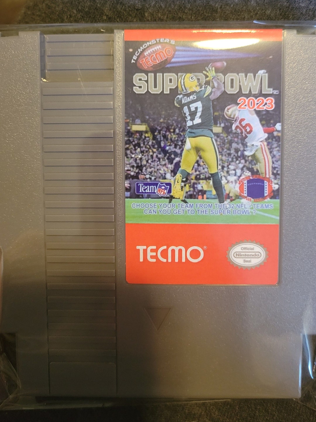 Tecmo Football Super Bowl 2023 Nes Nintendo - Etsy