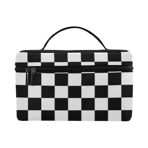 Checkered Travel Makeup Bag, Vegan … curated on LTK