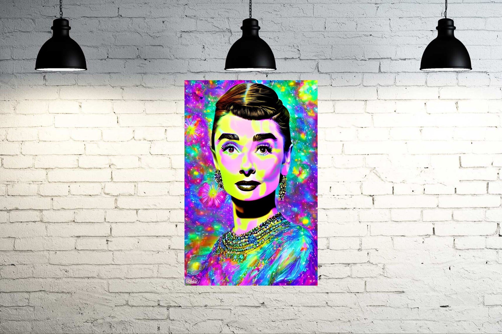 Audrey Hepburn Canvas, Retro Canvas Art Print, Vintage Art Print