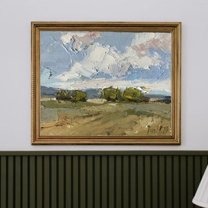 Landschaft Ölgemälde Auf Leinwand Original Französisch Land Kunst Abstrakte Große Leinwand Kunst Benutzerdefinierte Natur Kunst Wolke Moderne Ölgemälde Bild 6