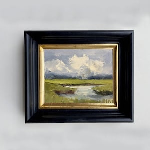 Charleston Marsh Ölgemälde: Low Country Landschaftskunst