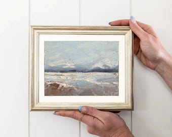 Küsten Ozean Ölgemälde: kleines original kleines