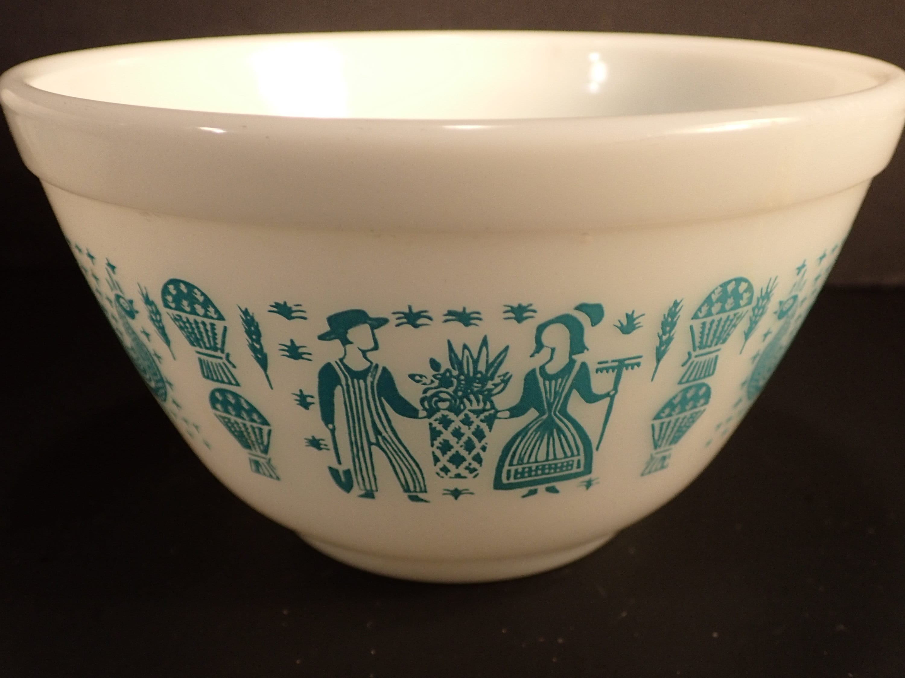 Vintage Pyrex Amish Butterprint Mixing Bowls, Pyrex Nesting Bowls ...