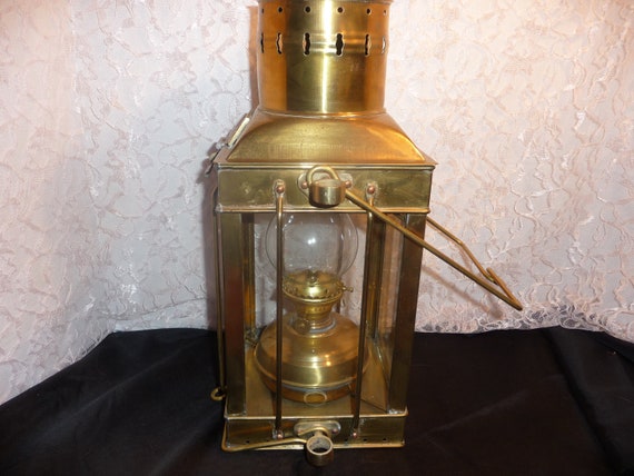 Cargo Light NO. 3954, Great Britian, 1939, Brass Oil Lamp