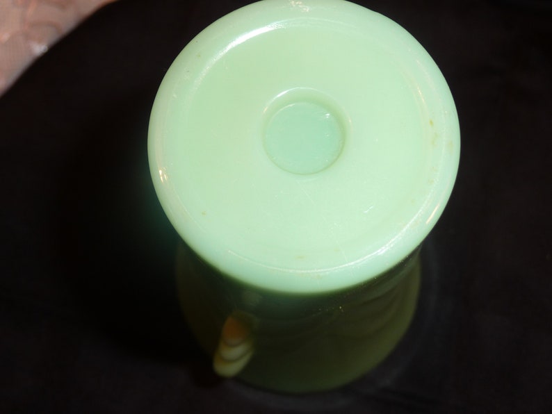 Vintage Jadeite Flower Vase Fire King Jadeite Planter Etsy