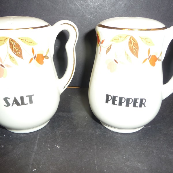 Jewel Tea Autumn Leaf Salt and Pepper Shakers Etsy