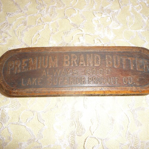 Vintage Early 1900's Advertisement shops Shoe Shine Brush | Antique 8 Inch Shoe Brush | Wooden Advertisement Brush | Lake Superior Produce Co