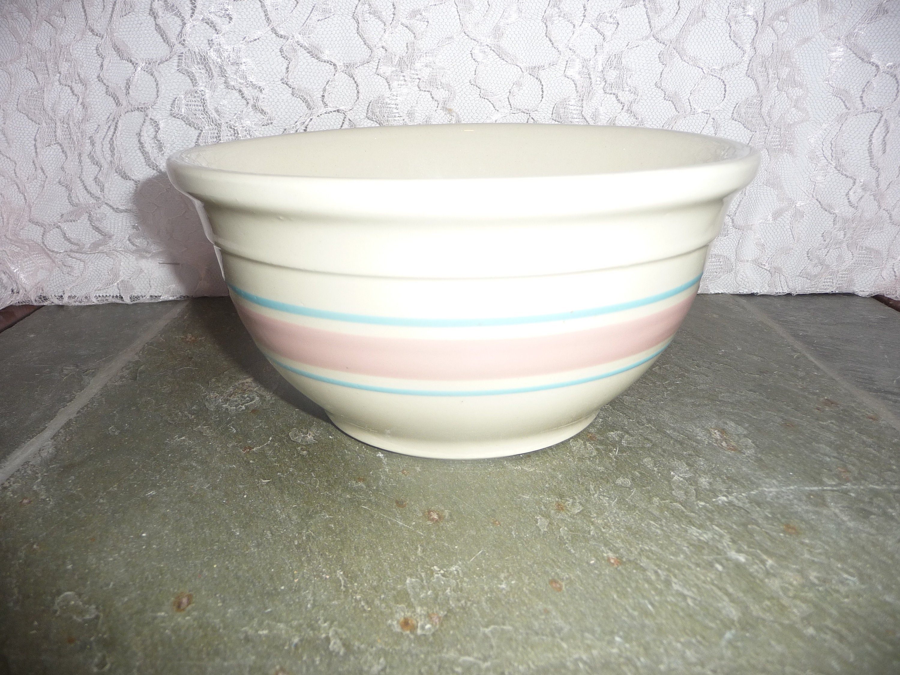 Blue Stripe Dominion Mixing Bowl