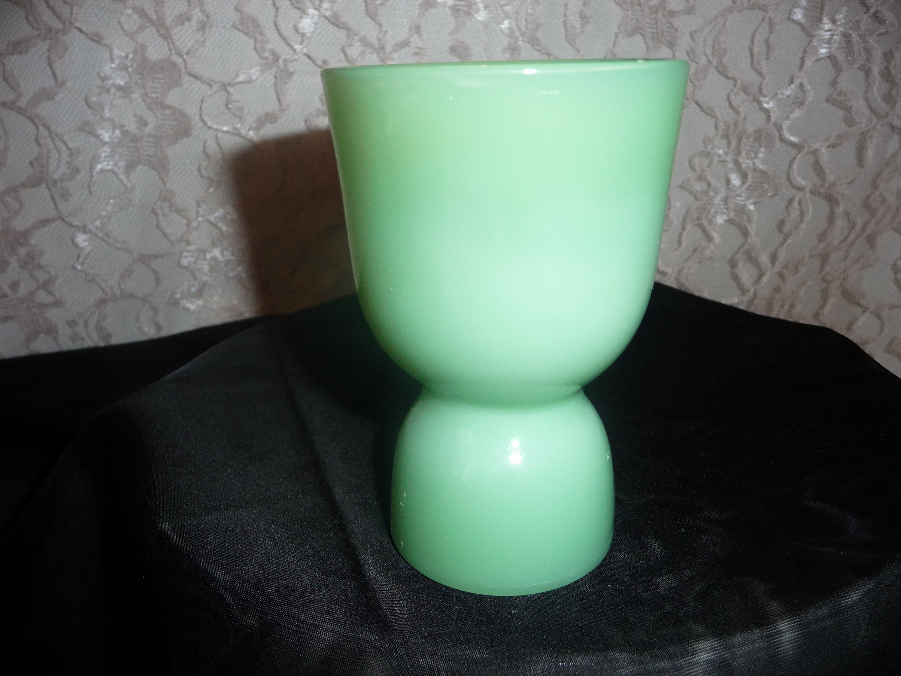 Vintage Jadeite Egg Cup, Jadeite Double Egg Cup, Fireking Jadeite From Breakfast Set. Jadeite