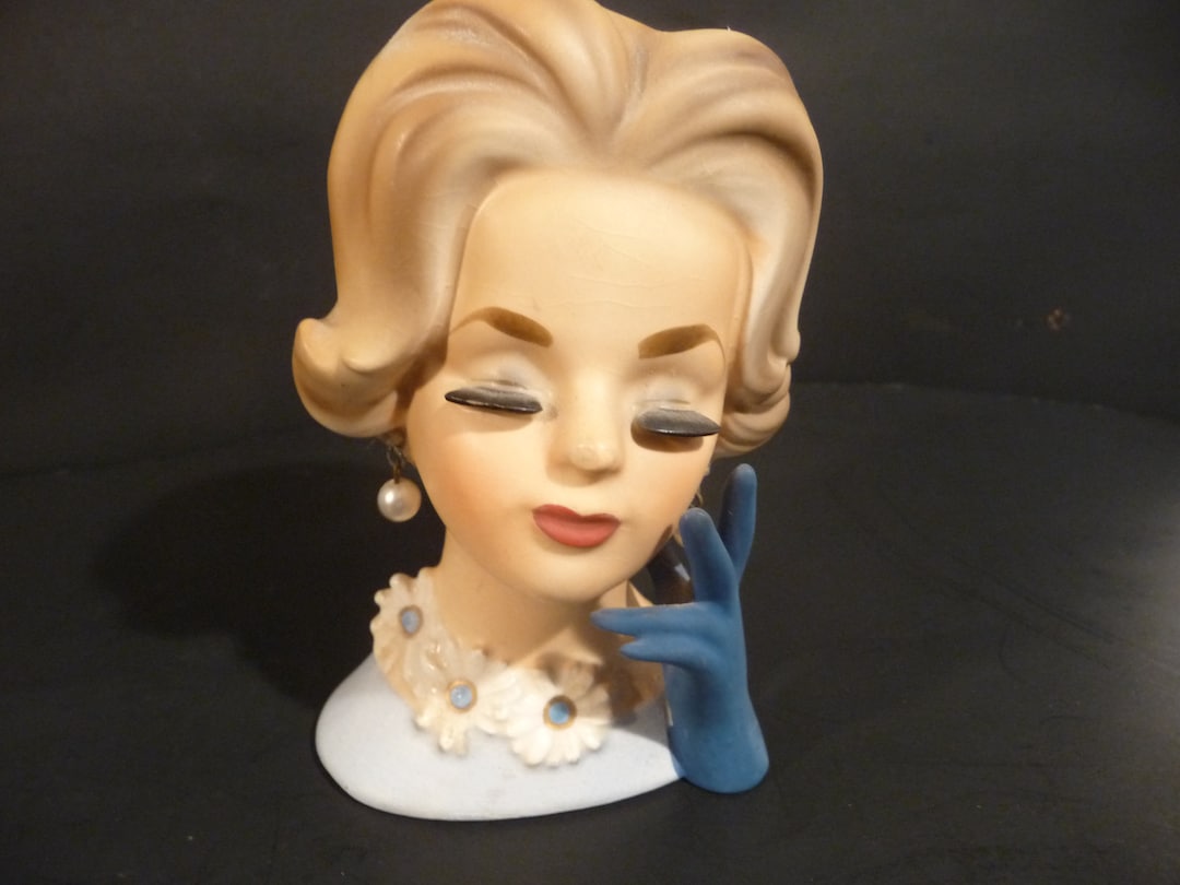 Vintage Napcoware Ladys Head Vase, C6427, Head Vase, Napcoware Etsy