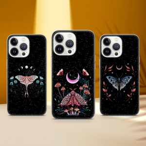 Luna Moth Design Phone Case Luna Moth Cover Fit for iPhone 15 Pro 14 11 12 13 XS X 7+ SE Samsung S24 S23 S22 S21 S20 A12 A53 A70 Huawei P30